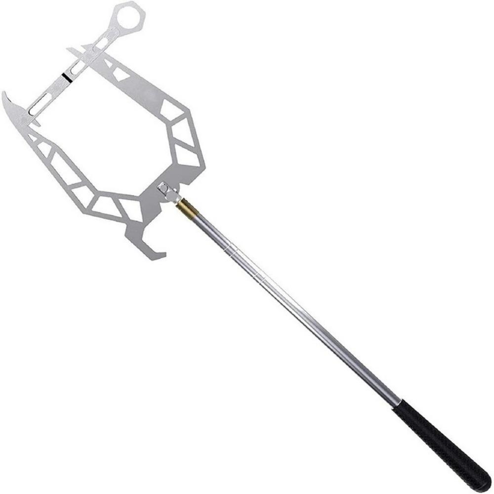 

Telescopic Rod Tie Rope Hook U Shaped Long Distance Threader Telescoping Boat Hook Boat Tool Style B