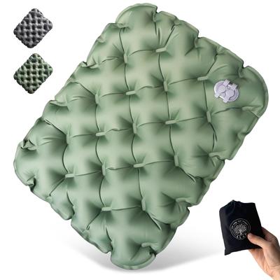 Air Cushion for One Outdoor Folding Mat 5cm Foldable Use TPU Waterproof Storage Bag Included 45 X 35cm Load Capacity 90kg Ultra Lightweight Green