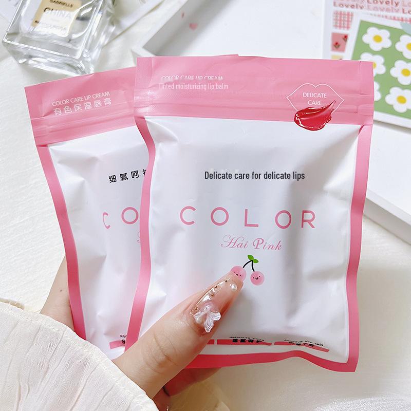 HAIPINK Moisturizing Lip Balm Set: Three-Pack Colored Lipsticks for Hydration & Reducing Lip Lines