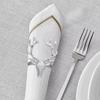 6Pcs Gold/Silver Christmas Deer Napkin Ring Electroplated Napkin Buckle  Hotel