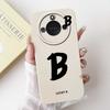 Protective Cases For Huawei Honor X60 5G 6.8"Case Fashion Style Letter A-Z Soft Silicone Cover For Honor X60 X60 BRC-AN00 Bumper
