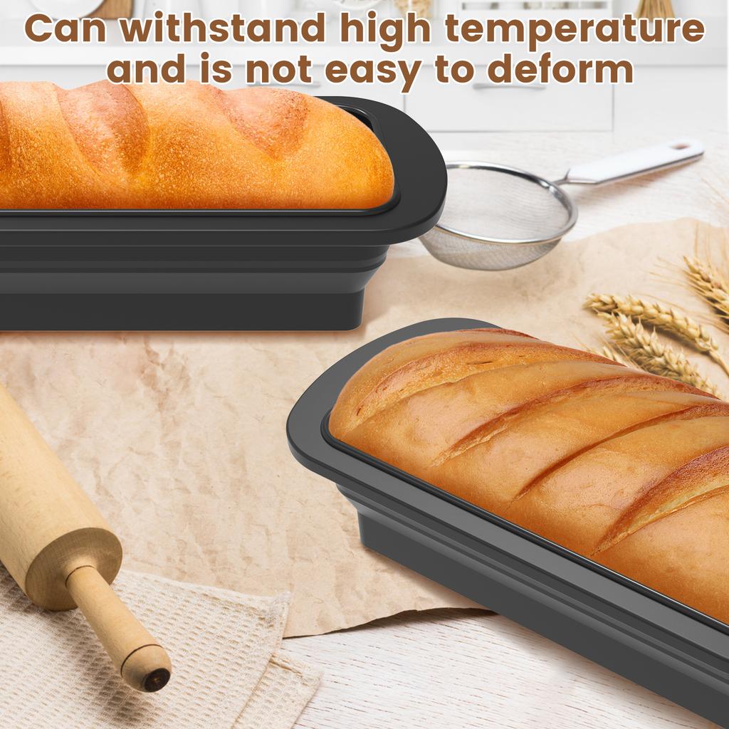 Baking Mold Household Rectangular Silicone Mold Candy Toast Mould Easter Bread DIY Kitchen Supplies Cake Bakeware Pan Tool