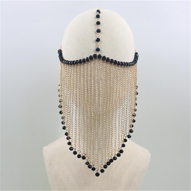 

Маска для лица, Подвеска из кристалла, Металлическая цепочка, Цепочка с кисточкой, Маска для лица, Маска, Головной убор, Изысканные аксессуары, Аксессуары для танцевального наряда One size