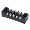 TB‑1505L Terminal Block 5 Positions 600V 15A Dual Row Screw Terminals Strip for Distribution Boxes D