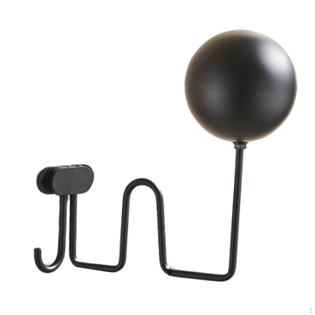 Helmet Motorcycle Holder Wall Mount 180 Degree Rotation Display Storage Hanger for Volleyball