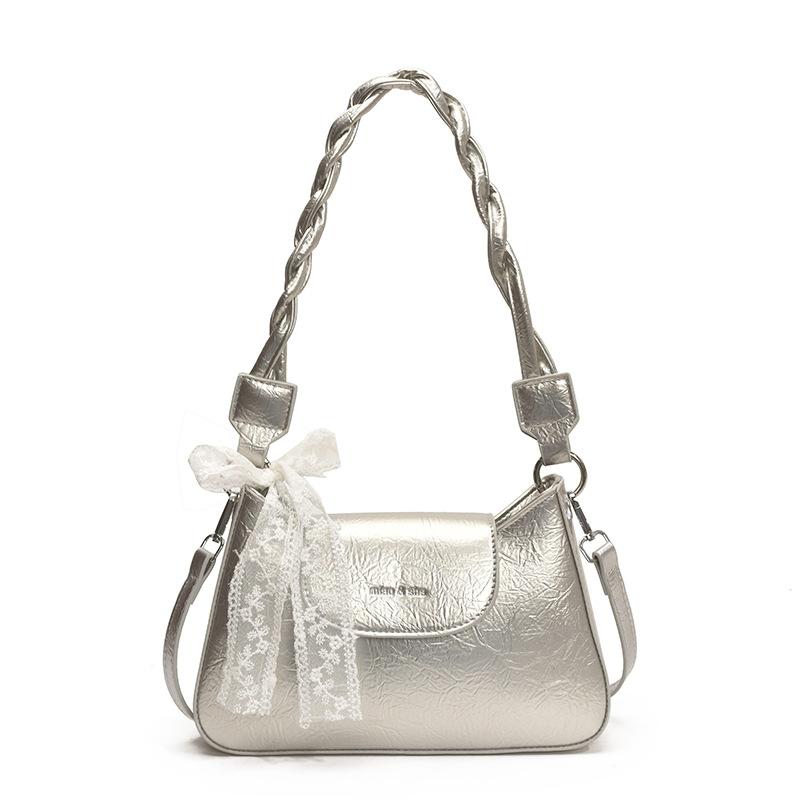 Unterarmtasche Neue vielseitige Damentasche Mode Kleine quadratische Tasche Schultertasche Pendler-Umhängetasche