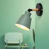 Simple Creative Wall Lamp Color Solid Wood LED Wall Lamp Living Room Corridor Bedside Lamp Decorative Lighting Sconce Bedroom