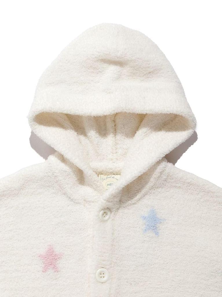 BABY Airy Moco Colorful Star Poncho PBNT259162OWHT80
