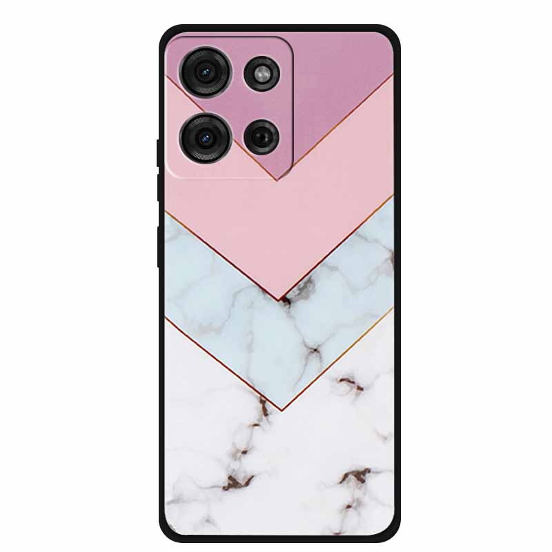 

For Moto G15 Power Case Marble Soft TPU Phone Back Cover For Motorola G15 Power Shockproof Silicone Mica Painted Protector Coque Moto G15