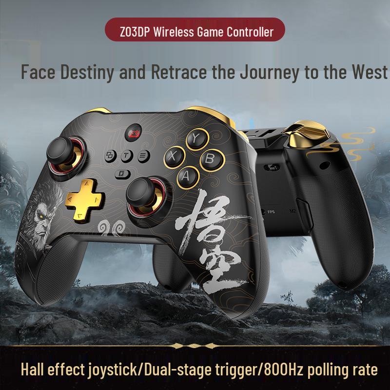 Black Goku Wireless Game Controller for iOS/Android/Switch/PC - Z03DP Hall Effect Joystick