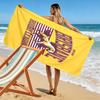 Broncos Legacy Print Beach Towel, Large Soft Quick Dry Towel for Beach Camping Swimming