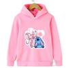 Stitch Hoodies Street Fashion Sweater for Boys and Girls Children's Sports Pullover Outdoor Sports Hoodie Children's Clothing