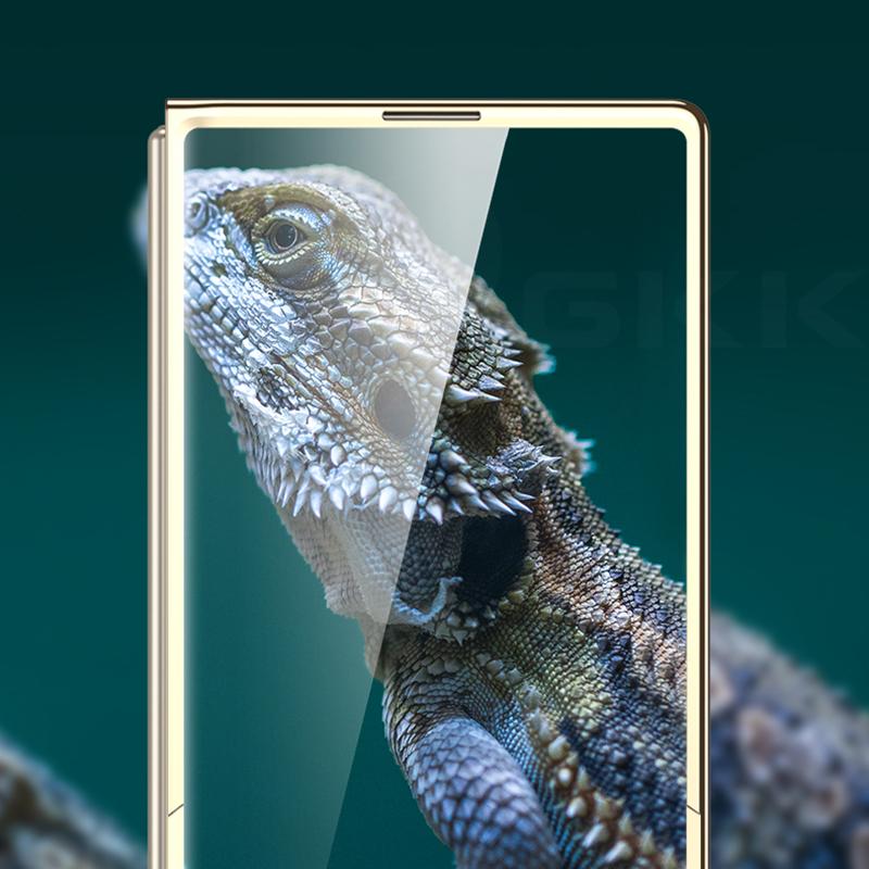 Luxury Plating Painted Glass Case for Samsung Galaxy Z Fold 7 6 Back Screen Glass Protective Cover for Galaxy Z Fold7 Case
