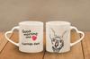 Cornish Rex - cat mug, adorable heart-shaped handle mug, universal gift from Art-Dog brand