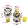 5/20/100PCS BNC Male to SMA Female Adapter RF Coaxial Goldplated Converter SMA Female to BNC Male Straight Antenna Connector