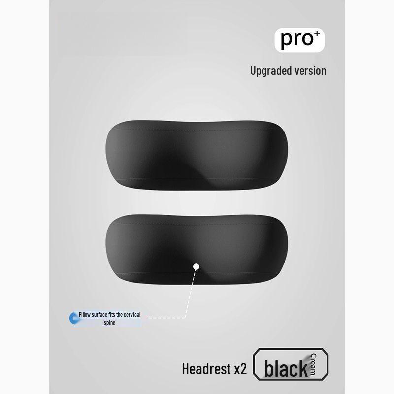 

Car Seat Headrest and Lumbar Support Set: Neck and Waist Support Cushions for Main Driver 1 Headrest: Neck Support чёрный