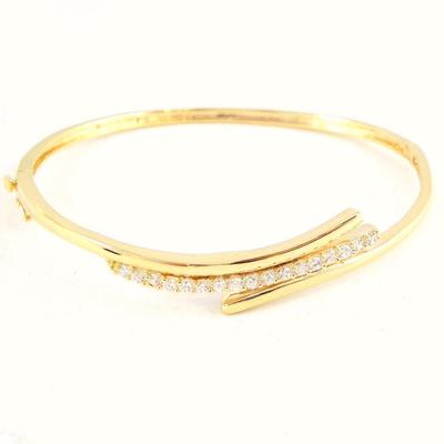 [H5464] - Gold Plated Bracelet 'Goddess'