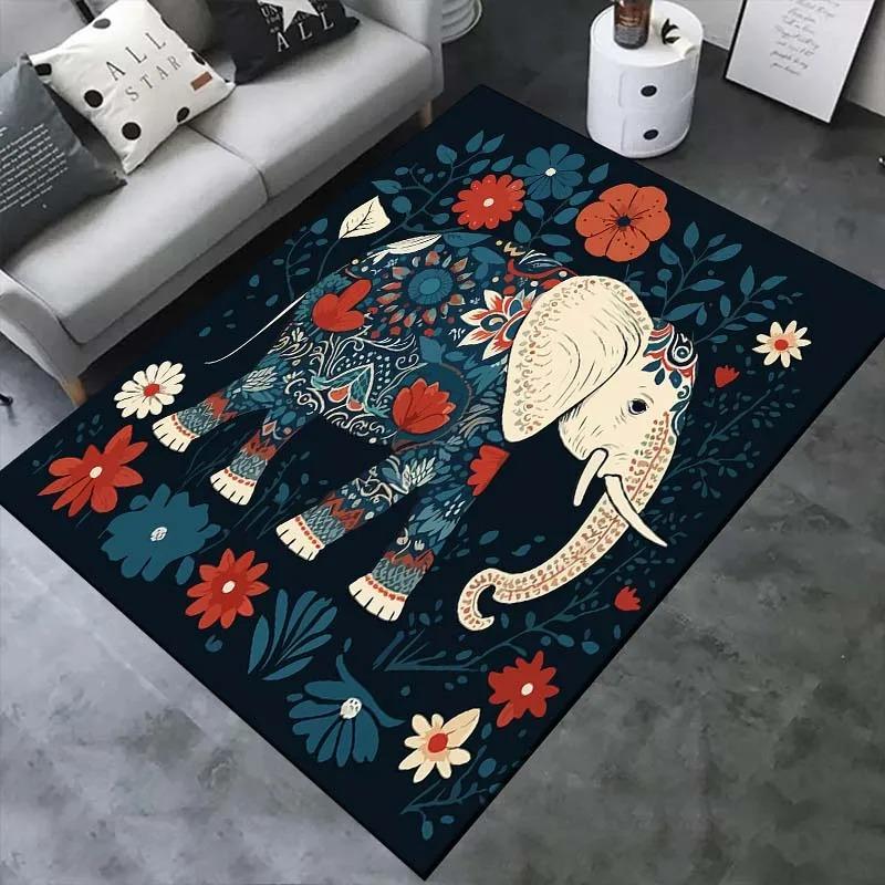 Chinese Zodiac Traditional Animal Floor Mat Door Decoration Home Living Room Floor Mat