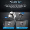 Aluminum Alloy Wired To Wireless 2 In 1 Box Colorful Ambient Lights Plug&Play Auto Adapter For CarPlay&Android