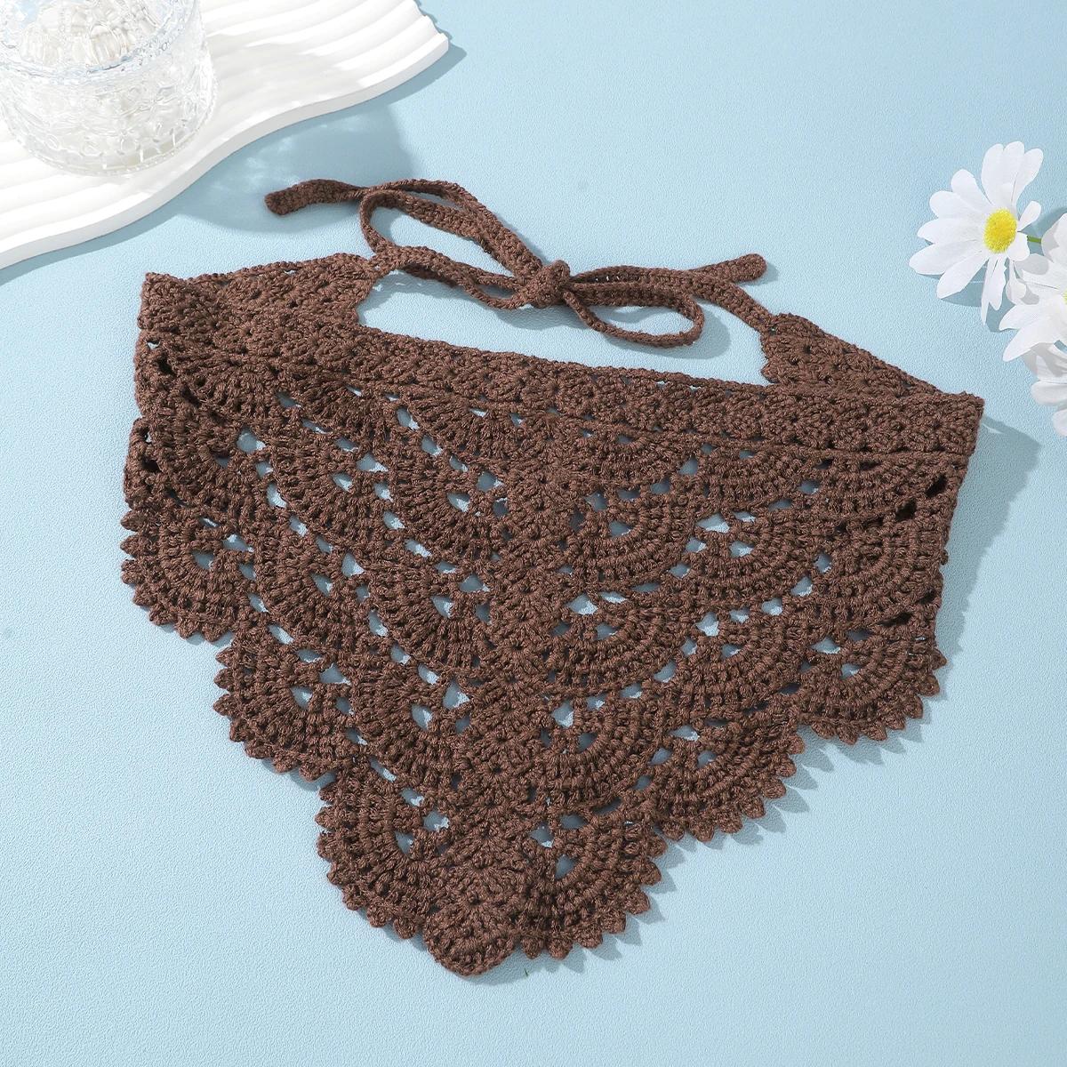 

Вязаные повязки на голову Женские Богемия Шарф для волос Головной убор Пляжный стайлинг Модные аксессуары для волос Шарф для волос Бандана Головной убор