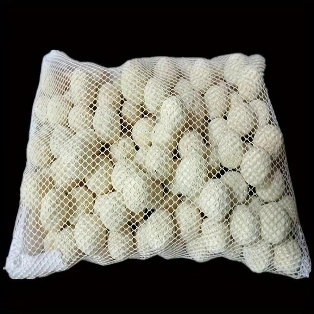 Isolation Bag Nylon Filter Bag Black White Pond Media Isolation Bag Reusable for Aquarium Fish Tank Mesh Zip Net Bag