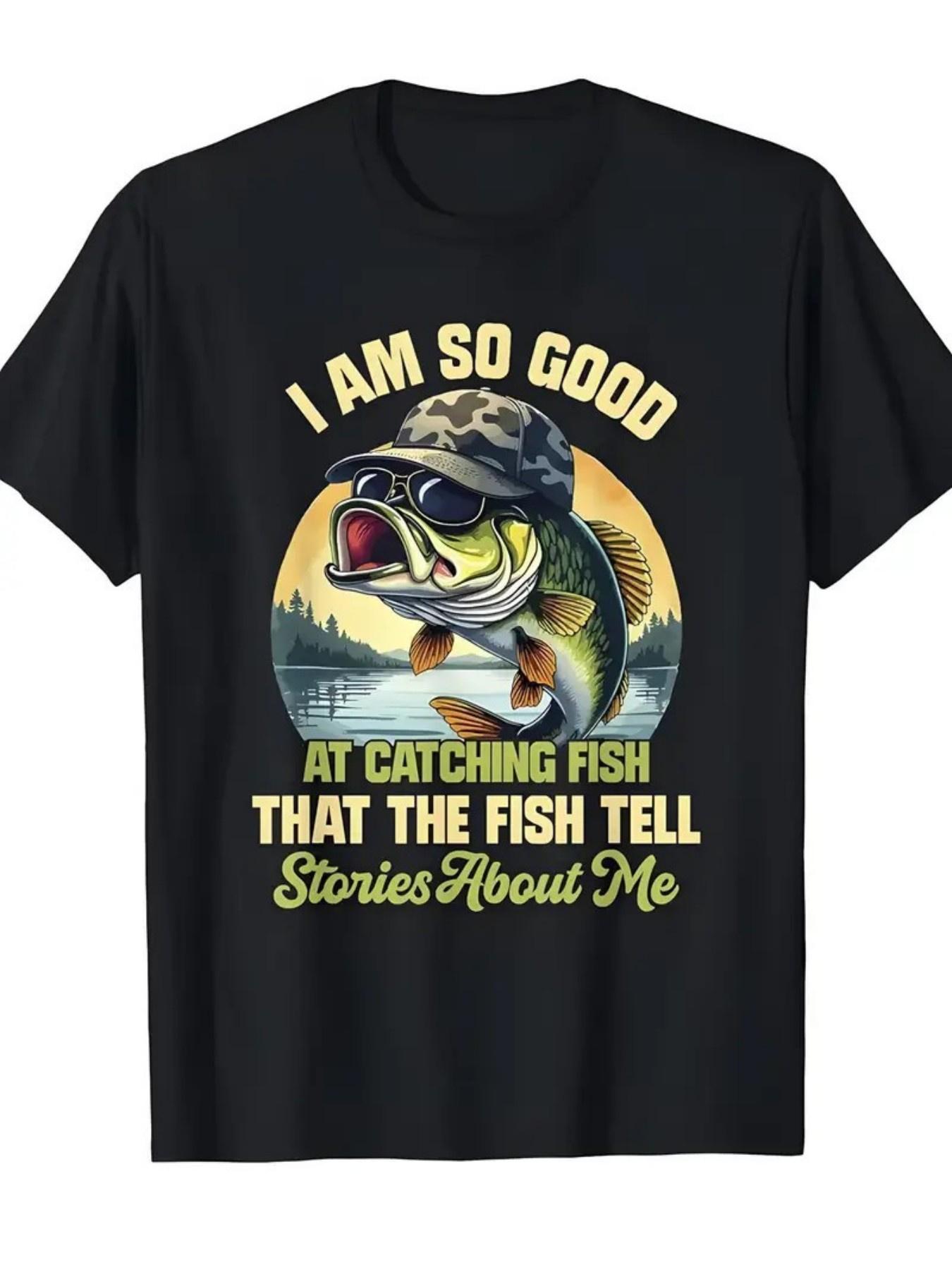 

Men S T-Shirt for Fishing Lovers XXXXL