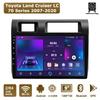 Android Car-Play Car Radio For Toyota Land Cruiser LC 70 Series 2007-2020 Multimedia Player Head Unit Stereo GPS Navigation BT WIFI,2+64GB