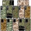 Phone Case for Samsung Galaxy S25 S24 S23 iPhone 16 15 Xiaomi Redmi Note 14 13 12 16E X 11 Pro Max Moto Huawei Art Military Army Camouflage Camo Cover