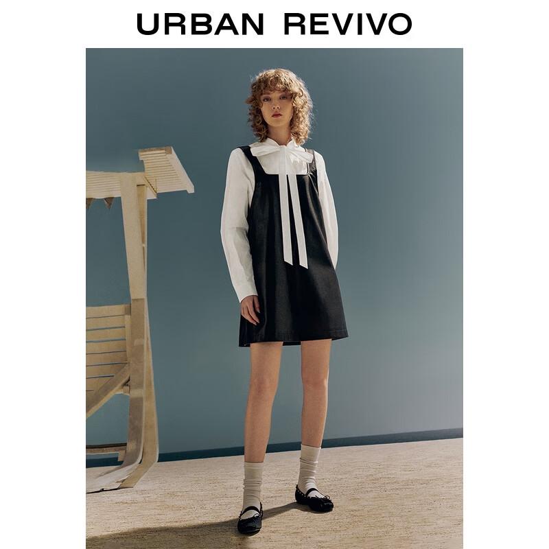 UR Women's Retro Modern Square Neck Vest Dress