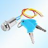 2 Wire Key Ignition Switch Locking Keys Lock For Electric Scooter ATV Moped Kart Ignition Switch Ignition Switch