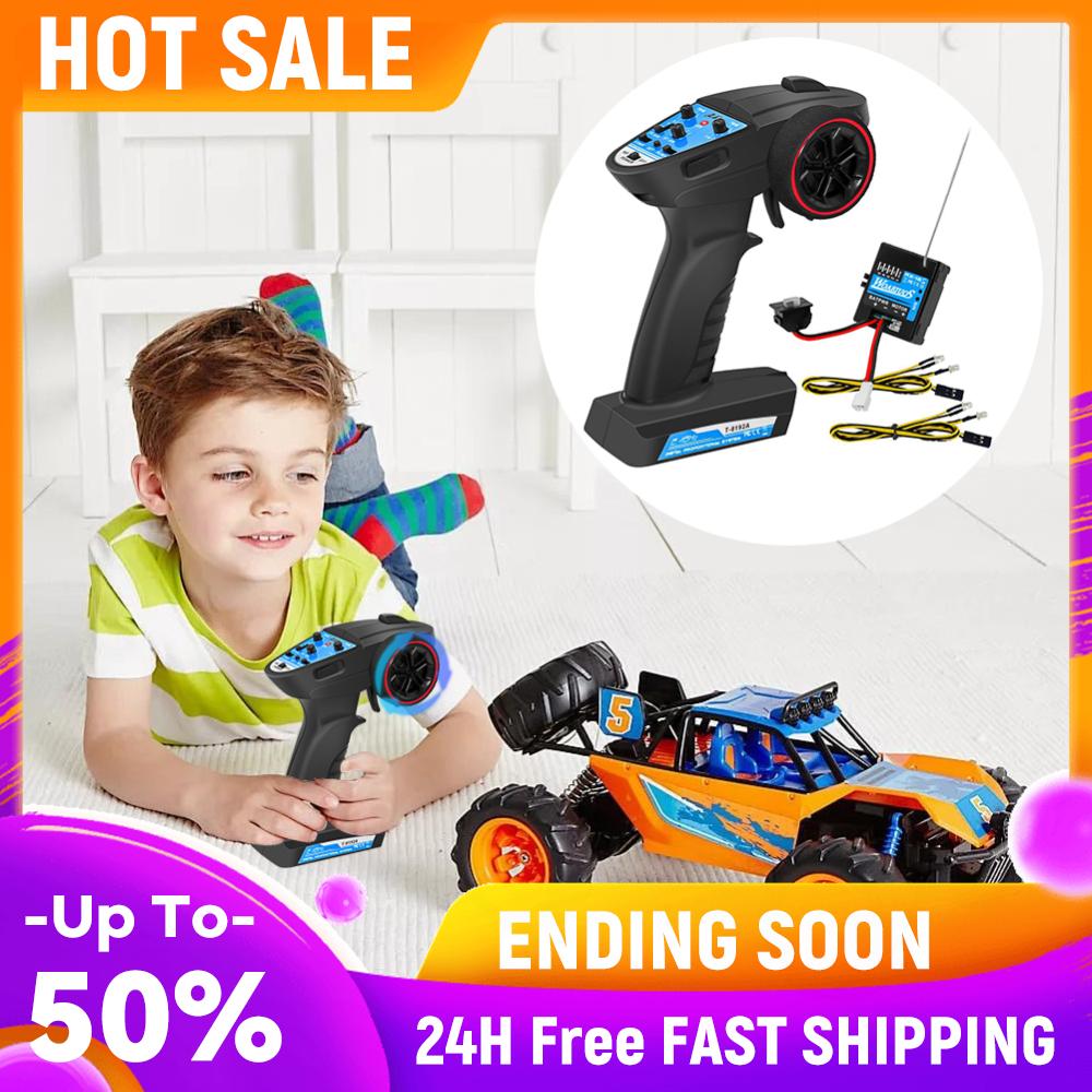 

2.4G 3CH ESC Remote Controller Receiver Remote Control Transmitter 2.4G 3CH Transmitter Remote Controller For Axial SCX24 RC Car China Mainland