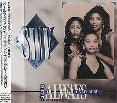 

CD SWV - You re Always On My Mind + Remixes BVCP9201 BMG, RCA 1994 Japan Rap & Hip-Hop/R&B Used