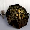1pc FC Barcelona Automatic Open/close Folding Portable Umbrella with 8-Rib Structure for Women/Men, All-Season Use  A0901114