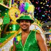 StPatricks Day Top Hat Glittering Feather Jazz Cap for Women Men Carnivals Party Festival Event Gathering Headpiece