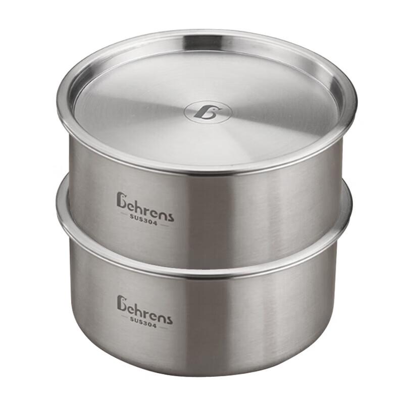 Berens 304 Stainless Steel Food Storage Bowls with Lids