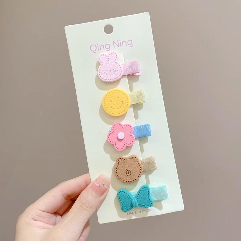 Baby Haarspangen - Kleine Größe, Nicht schädlich für zartes Haar, Fötales Haarspangen, Entzückende Schleifen-Haarspangen für Babymädchen