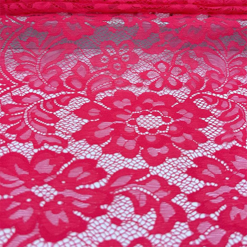 3m x32cm Red French Chantilly Lace, Inelastic Scalloped Eyelash Nylon Lace Fabric for Sewing, Bra, Underwear, Lingerie, Dress, Garment, Crafting