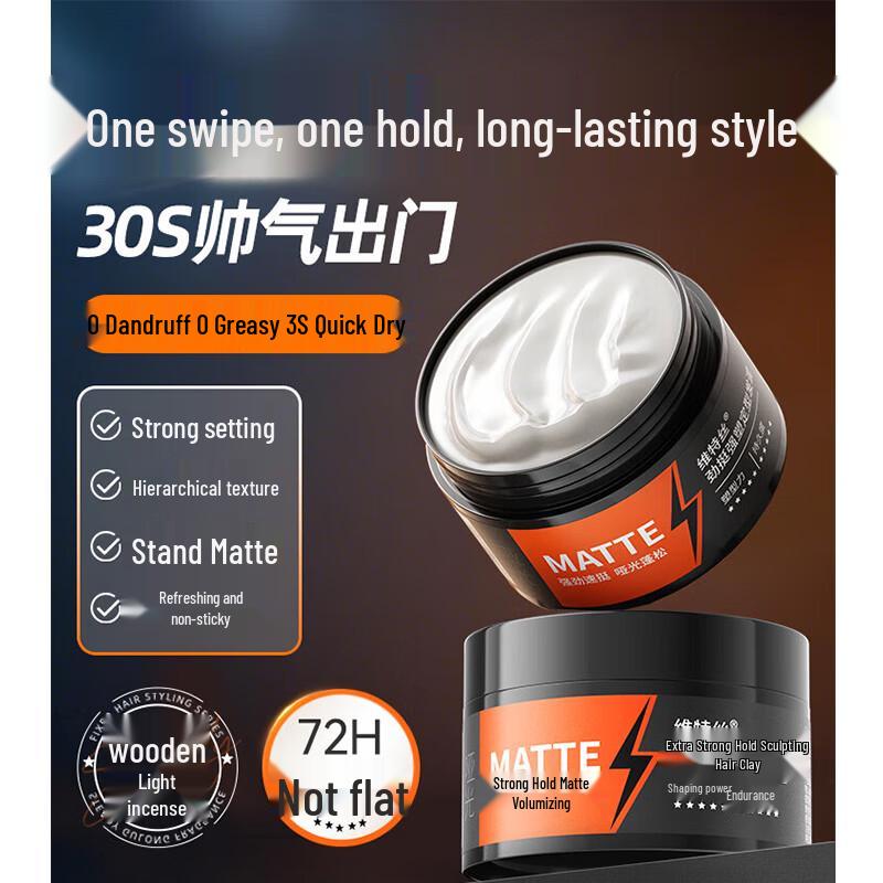 Vitascope Strong Hold Styling Hair Clay