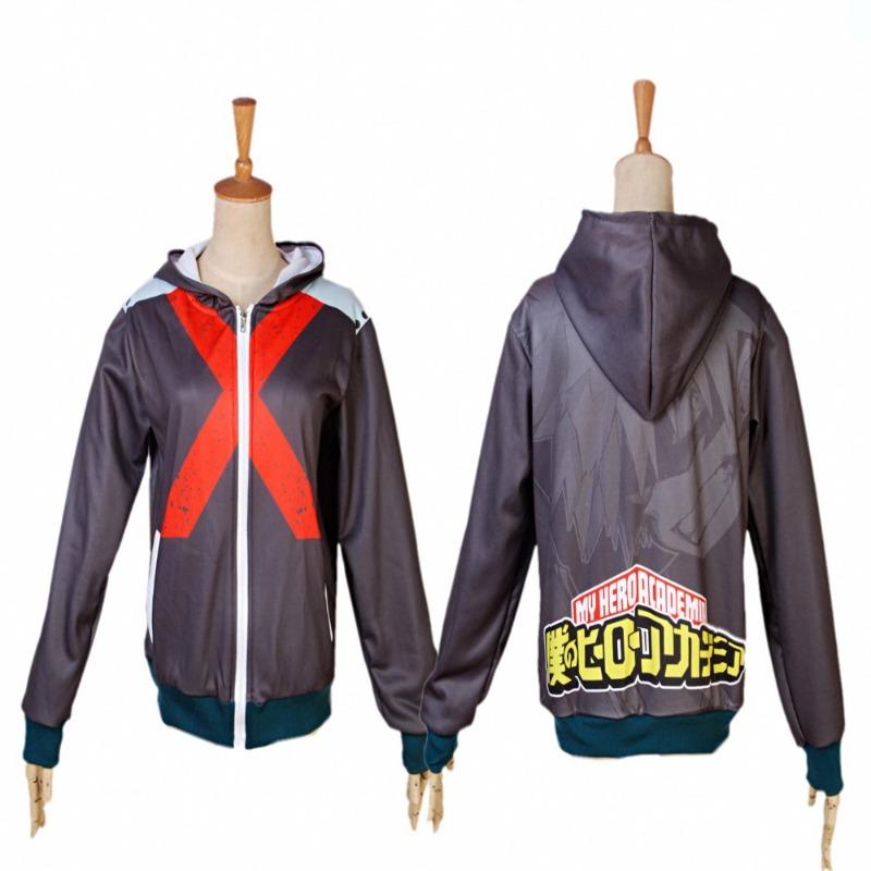 My Hero Academy Sweater Anime Suit Long Sleeve Zip Sweater