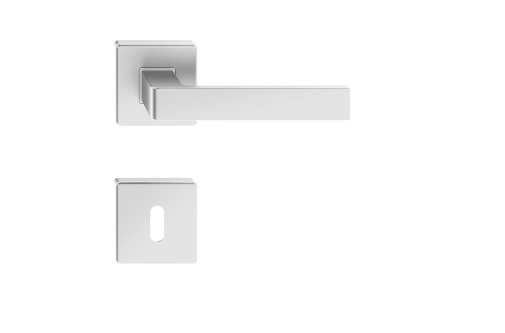 Ergo Silbergriff Quadratische Schlüsselplatte Italienische Linie - Mp Ileksrk