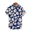 Hawaiian Shirt: Printed Short Sleeved Quick Drying Beach Casual Party Holiday Shirt 3d