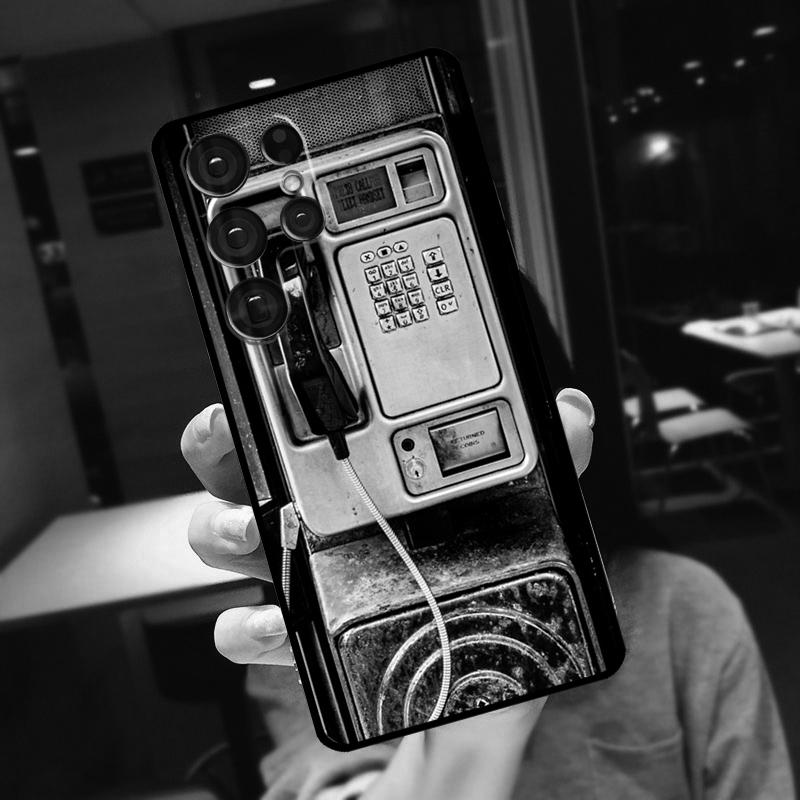 Retro Telephone Rotary Dial Cover For Samsung Galaxy S25 S24 S21 S22 S23 Ultra S9 S10 Plus S24 FE S21 FE Phone Case