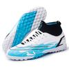 Vibrating Football Shoes Boys and Girls High-top TF Broken Nails Youth Training Lawn Football Shoes One Piece 2025