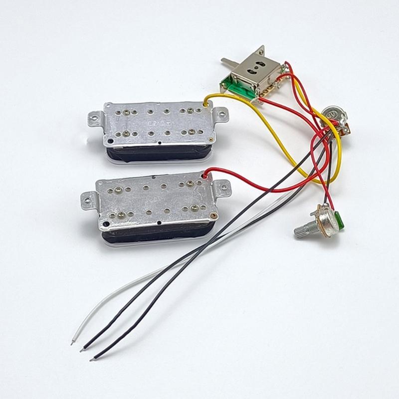 HH Electric Guitar Humbuker Pickups Set with Single Coil Pickup Replacement for Neck/Middle/Bridge Pickups Guitar Part