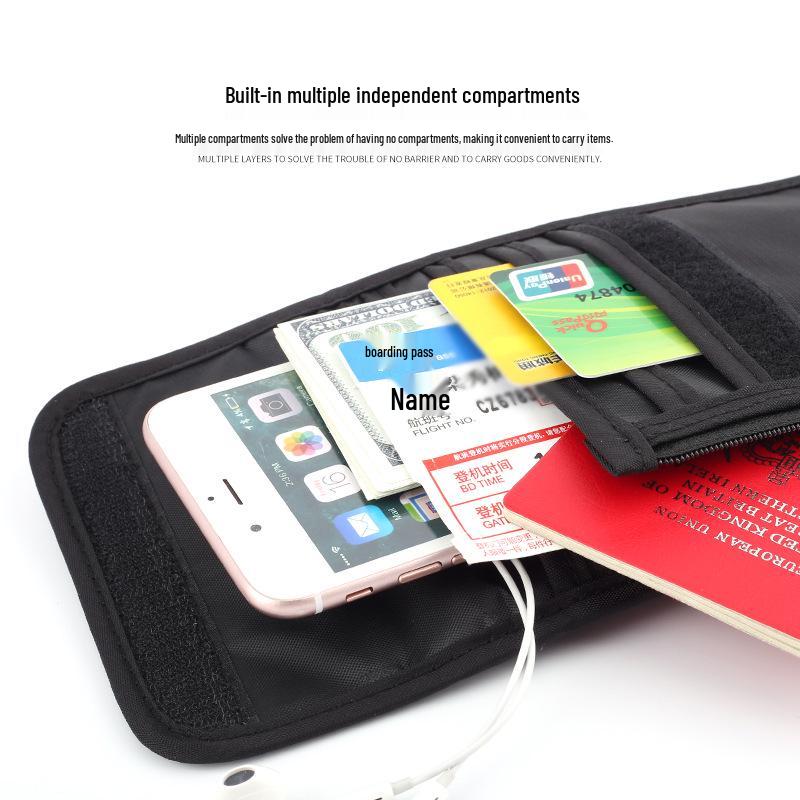 Tianxiu RFID Neck Passport Holder & Anti-theft Travel Pouch