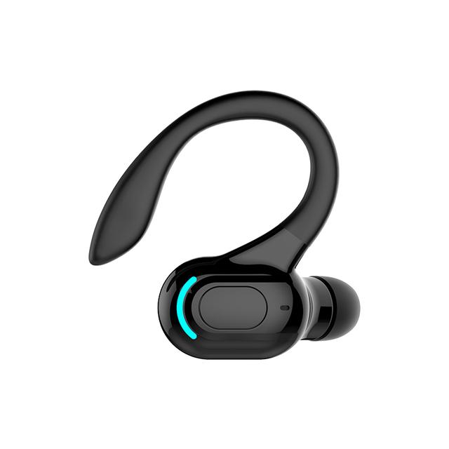 Bluetooth 5.2 Earphone Waterproof Wireless Headphones with Mic Mini Ear Hooks HiFi Stereo Music Earbuds for Phone