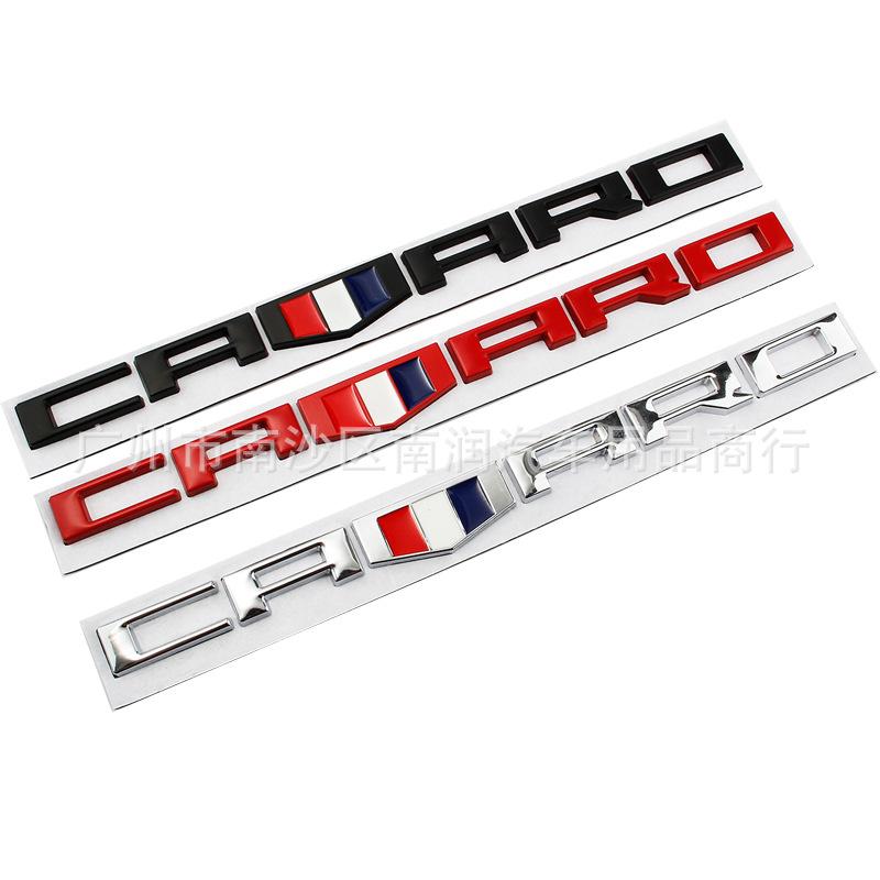 3D Car Styling Rear Trunk Emblem Decals for CAMARO Bumblebee car sticker modification Letter Badge Auto Accessories
