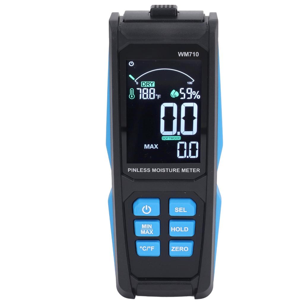 Pinless Moisture Meter Digital Wood Moisture Detector Wall Humidity Sensor for Building Materials