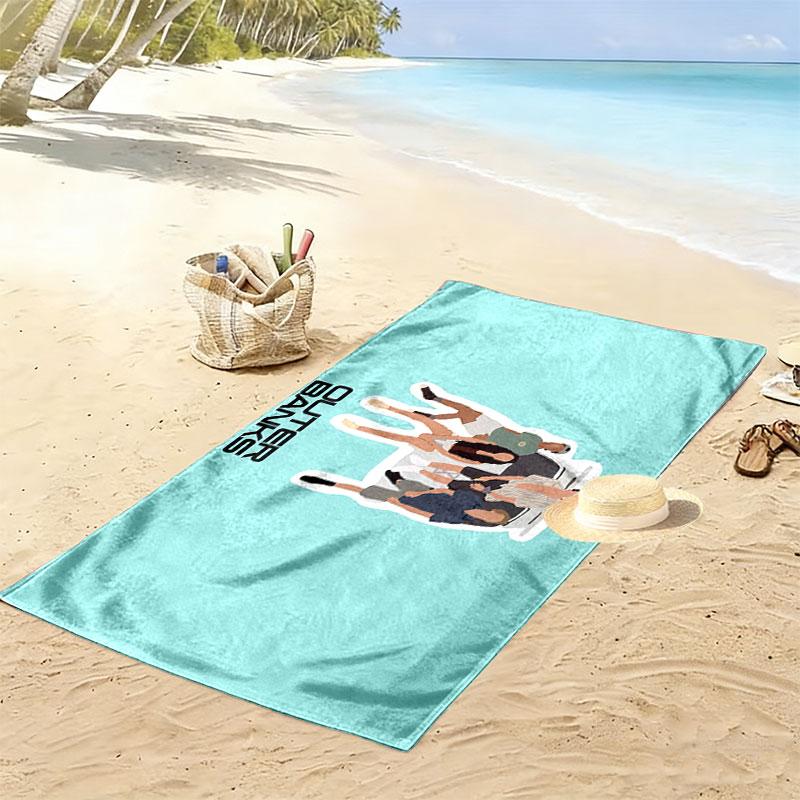 OBX Print Beach Towel, Large Soft Quick Dry Towel for Beach Camping Swimming