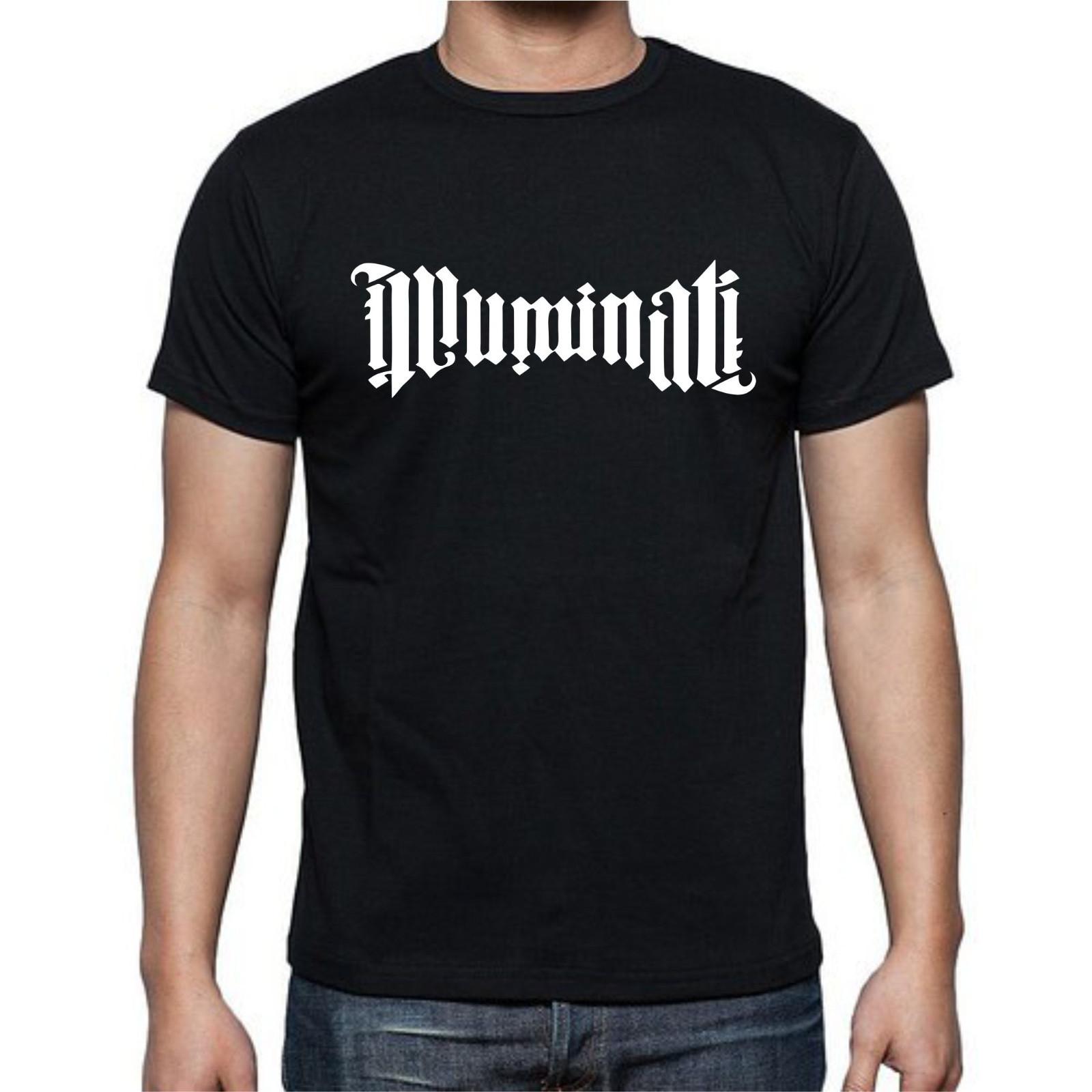 Illuminati Eye Pyramid Funny T Shirt Mens Womens Tees Top Tee 4XL